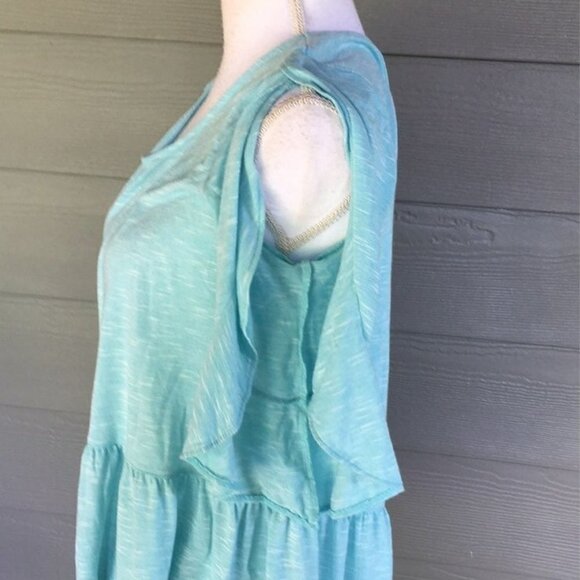 a.n.a Split Sleeve Ruffled Knit Top - Picture 4 of 9